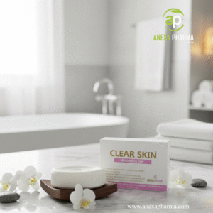 Clear skin whitening bar