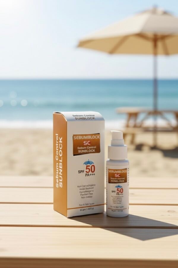 SEBUMBLOCK – Sebum Control Sunblock SPF 50 PA+++  50gm