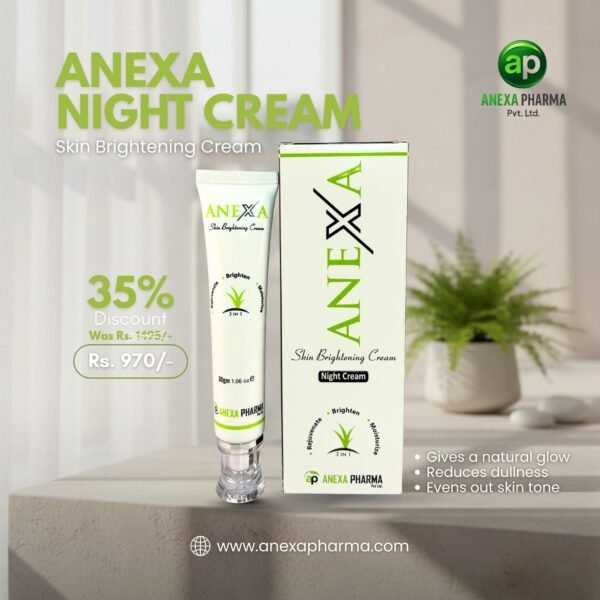 Anexa Night Cream – Advanced Skin Brightening Formula (Discount Deal)